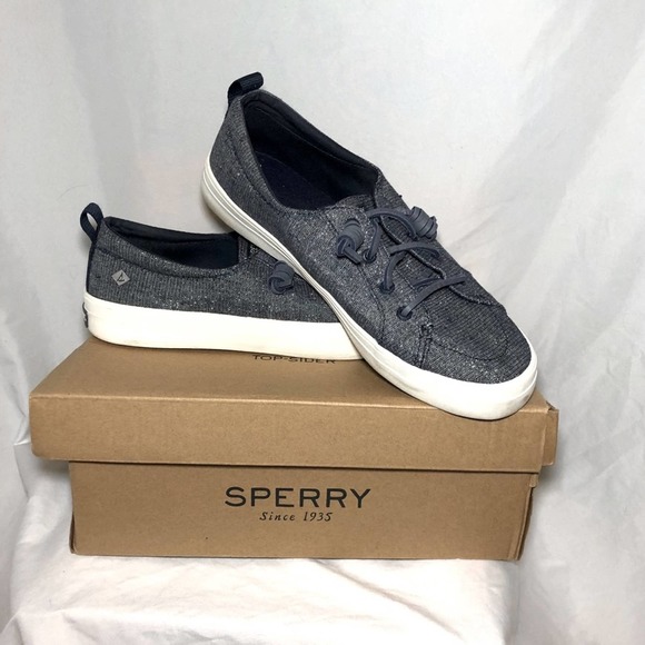 sperry crest vibe sparkle linen